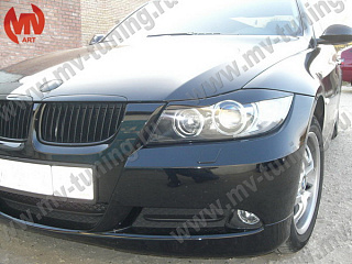 Реснички на фары BMW 3 E90 (2005-2012) + УСТАНОВОЧНЫЙ КОМПЛЕКТ