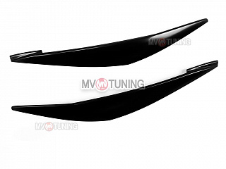 Реснички на фары(не для LED оптики) var №1 BMW X6 E71 (2008-2014) + УСТАНОВОЧНЫЙ КОМПЛЕКТ