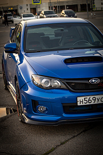 Сплиттер переднего бампера Subaru Impreza III GE and GH facelift and GR front WRX III Generation 2010, 2011, 2012, 2013, 2014