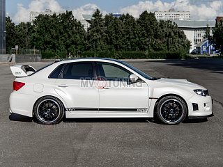 Сплиттер переднего бампера Subaru Impreza III GE and GH facelift and GR front WRX III Generation 2010, 2011, 2012, 2013, 2014