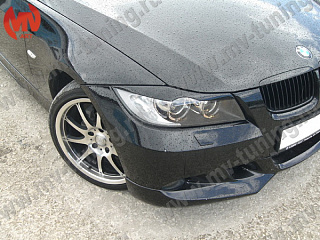 Реснички на фары BMW 3 E90 (2005-2012) + УСТАНОВОЧНЫЙ КОМПЛЕКТ