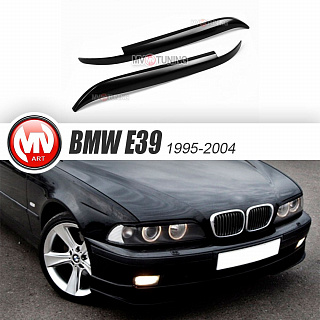Реснички на фары BMW 5 E39 (1995-2004) + УСТАНОВОЧНЫЙ КОМПЛЕКТ