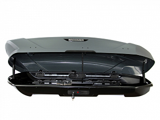 Автобокс Broomer Venture L (430л) АБС, текстурный пластик (Серый)