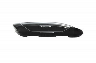 Автобокс Broomer Venture L (430л) с системой Fast Mount (Чёрный глянец)