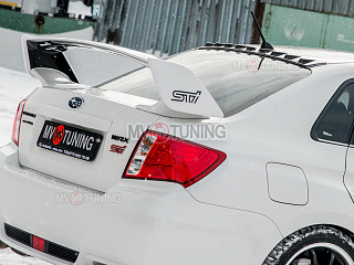 Аэродинамический рассекатель (накладка на крышу) Subaru Impreza  WRX STi GVF (2010-2013)