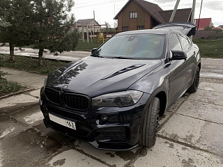 Накладки на капот (жабры) (под покраску) BMW X5 в кузове F15