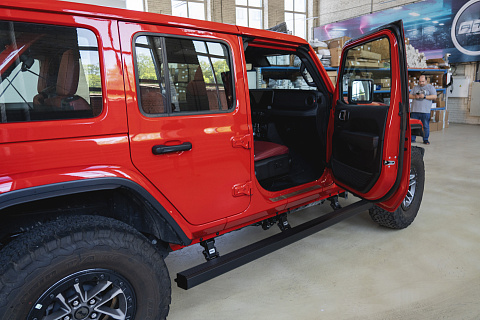 Электрические Пороги ATS для Jeep Wrangler 4d JL (2017-2024)