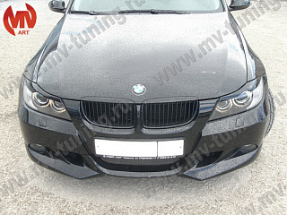 Реснички на фары BMW 3 E90 (2005-2012) + УСТАНОВОЧНЫЙ КОМПЛЕКТ