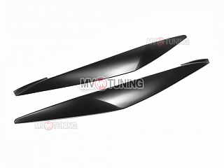 Реснички на фары(для LED оптики) var №2 BMW X6 E71 (2008-2014) + УСТАНОВОЧНЫЙ КОМПЛЕКТ