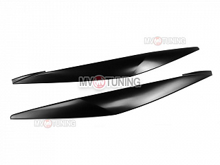 Реснички на фары(не для LED оптики) var №1 BMW X6 E71 (2008-2014) + УСТАНОВОЧНЫЙ КОМПЛЕКТ